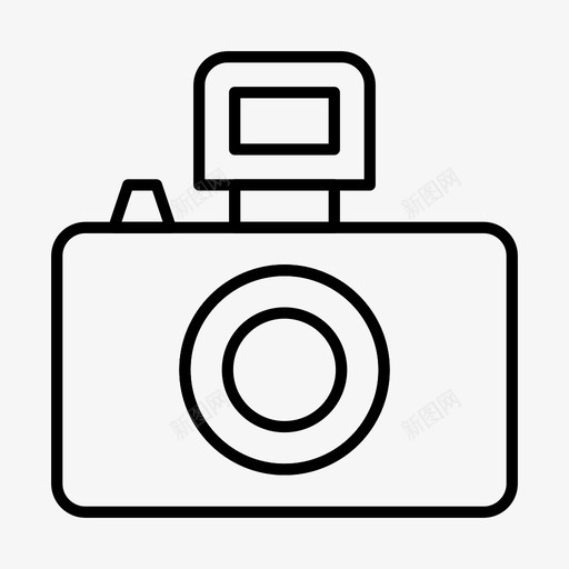 照相机图像照片图标svg_新图网 https://ixintu.com 图像 图片 摄影 照片 照相机 简单