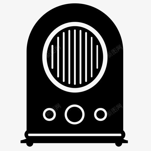 收音机经典收音机老式收音机图标svg_新图网 https://ixintu.com 复古收音机 收音机 经典收音机 老式收音机
