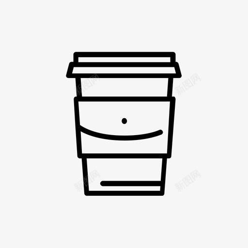 咖啡杯子星巴克图标svg_新图网 https://ixintu.com 去吧 咖啡 星巴克 杯子