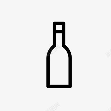 瓶子酒厨房图标图标