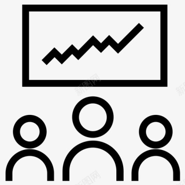 演示显示图表图标图标