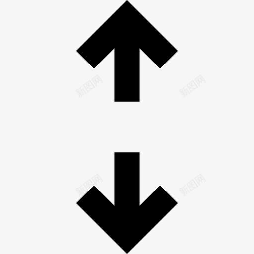 上下箭头发件箱图标svg_新图网 https://ixintu.com 上下 上箭头 发件箱 向上箭头 箭头 线基本图标集1