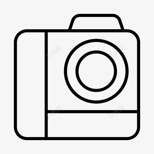 照相机图像照片图标svg_新图网 https://ixintu.com 图像 图片 摄影 照片 照相机 简单