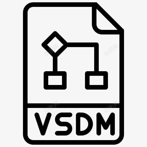 vsdm文件进程图标svg_新图网 https://ixintu.com vsdm 工作流 文件 文件类型 类型 进程