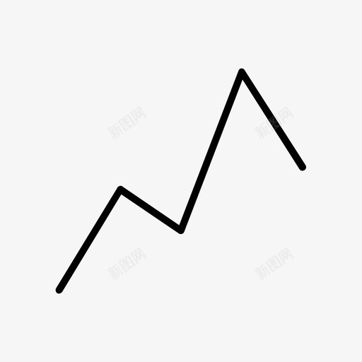 折线图区域图表图标svg_新图网 https://ixintu.com 区域 图表 图表图标 市场 折线图