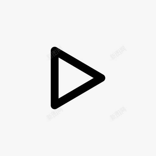 播放音频媒体图标svg_新图网 https://ixintu.com 媒体 媒体播放器 播放 网络图标集 音频
