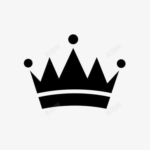 皇冠奖励国王图标svg_新图网 https://ixintu.com 国王 填充图标 奖励 皇冠 赢家