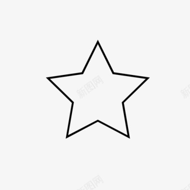 星星最爱用户界面图标图标