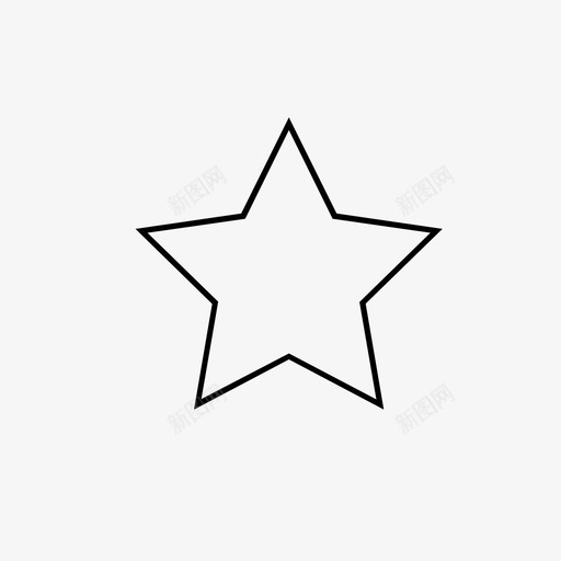 星星最爱用户界面图标svg_新图网 https://ixintu.com 愿望列表 星星 最爱 用户界面 用户界面元素轻