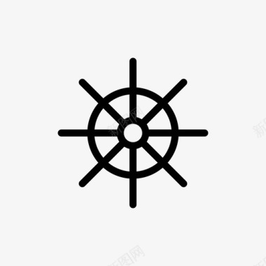 舵手船水手图标图标