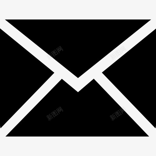 新电子邮件黑色背面信封界面符号bigmug实心填充图标svg_新图网 https://ixintu.com bigmug实心 填充 新电子邮件黑色背面信封界面符号