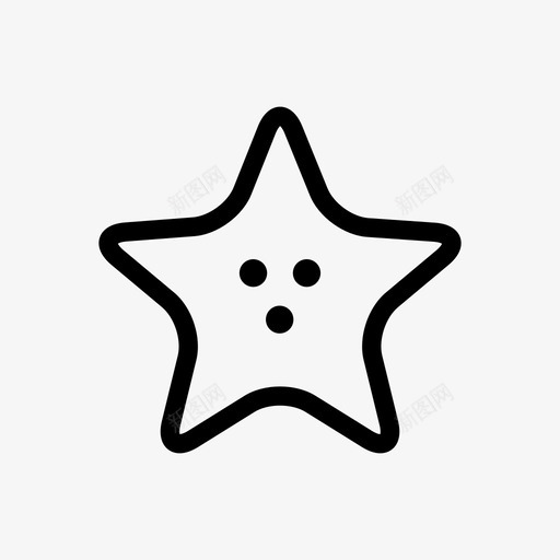 海星海海洋动物图标svg_新图网 https://ixintu.com 海 海星 海洋动物