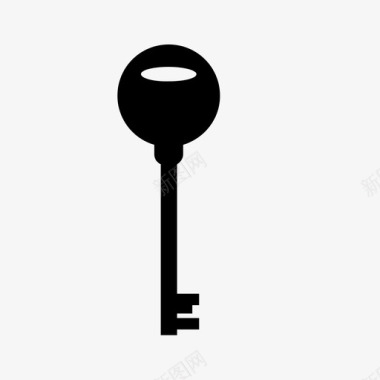 钥匙门锁图标图标