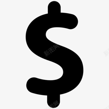 美元美元符号价格图标图标