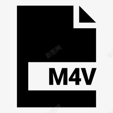 m4v文档扩展名图标图标