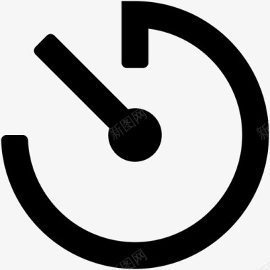 免费时间循环时钟图标图标