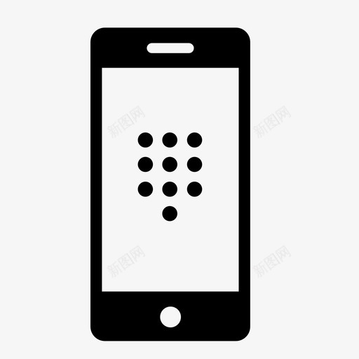 电话密码密码pin图标svg_新图网 https://ixintu.com pin 密码 电话密码 电话连接