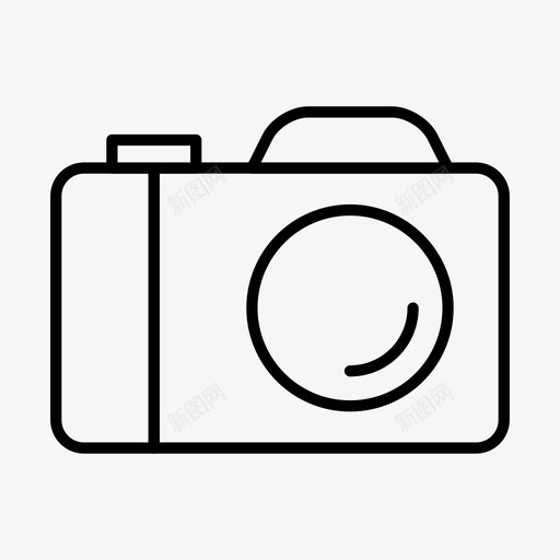 照相机图像照片图标svg_新图网 https://ixintu.com 图像 图片 摄影 照片 照相机 简单