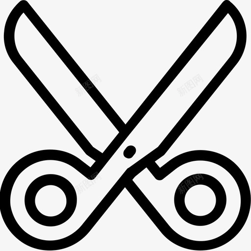 剪刀切割工具商业图标svg_新图网 https://ixintu.com 切割工具 剪刀 商业图标