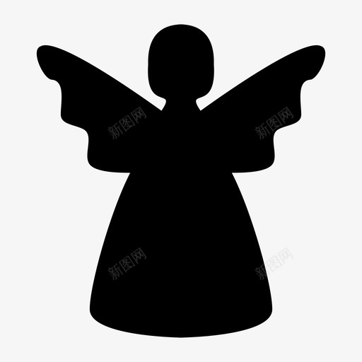 天使小天使圣诞节图标svg_新图网 https://ixintu.com 圣诞节 天使 守护天使 小天使 耶稣降生