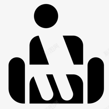 精神病医生扶手椅休息图标图标