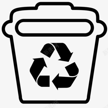 回收站回收减少图标图标