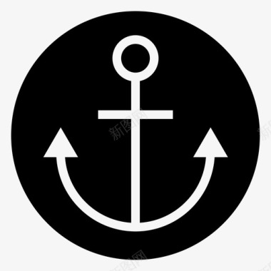 锚海军船图标图标