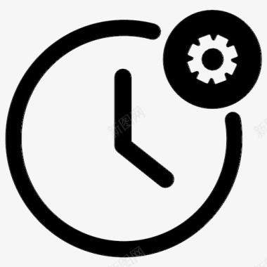 时钟设置历史记录时间图标图标