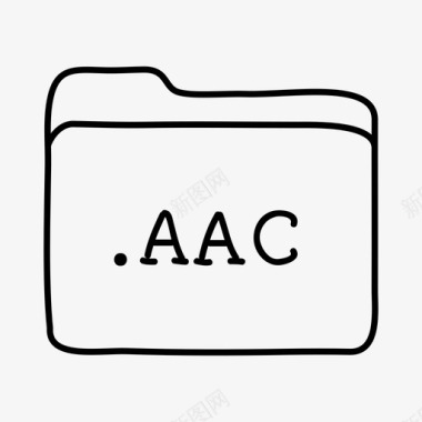 aac文件夹文件夹手绘文件夹图标图标