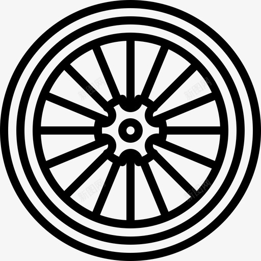 后轮自行车箱图标svg_新图网 https://ixintu.com 后轮 箱 自行车 自行车零件 齿轮