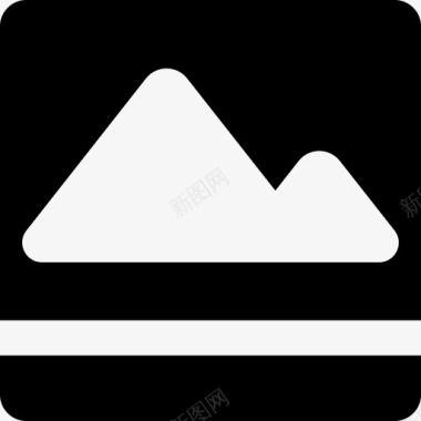 山的形象界面界面和网络图标图标