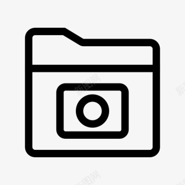 文件夹照相机照片文件夹图标图标