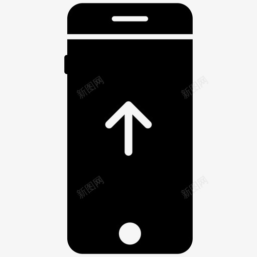 手机上传手机移动技术图标svg_新图网 https://ixintu.com 手机 手机上传 移动技术