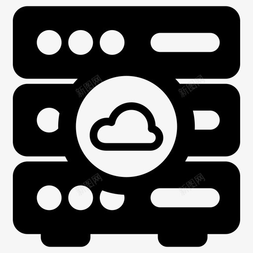 云服务器云存储公共图标svg_新图网 https://ixintu.com 云存储 云服务器 公共 安全