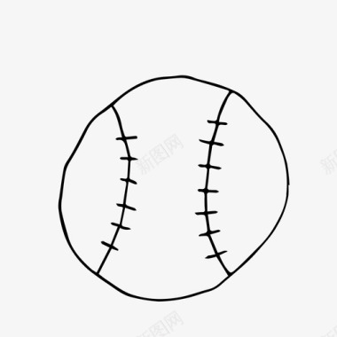 棒球涂鸦游戏图标图标