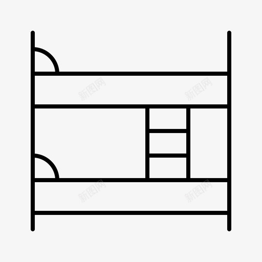 住宿和早餐城市位置图标svg_新图网 https://ixintu.com 位置 住宿和早餐 地图 城市 城镇