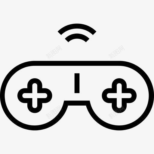 游戏板控制器游戏控制器图标svg_新图网 https://ixintu.com 控制器 游戏手柄 游戏控制器 游戏板 游戏遥控器 运动和游戏