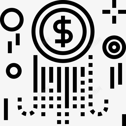 利润预算硬币图标svg_新图网 https://ixintu.com 利润 增长 应用程序营销 硬币 财务 资金 预算