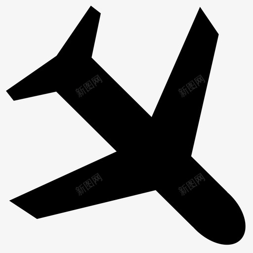 飞机机场到达图标svg_新图网 https://ixintu.com 到达 机场 航班 飞机
