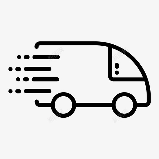 送货车送货运输图标svg_新图网 https://ixintu.com 卡车 购物必备图标集 运输 送货 送货车