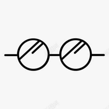 圆眼镜哈利波特约翰列侬图标图标