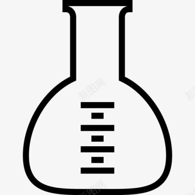 erlenmeyer烧瓶实验室医学图标图标