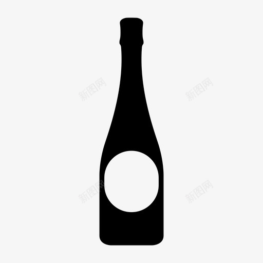 酒瓶饮料食品和饮料图标svg_新图网 https://ixintu.com 酒瓶 食品和饮料 饮料