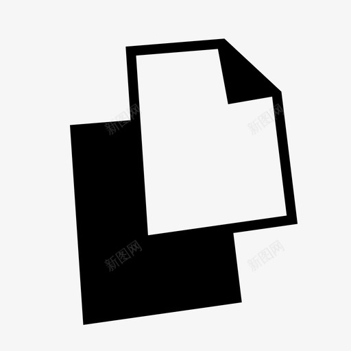 副本合同文档图标svg_新图网 https://ixintu.com 副本 合同 文件 文档 纸张 阴影图标