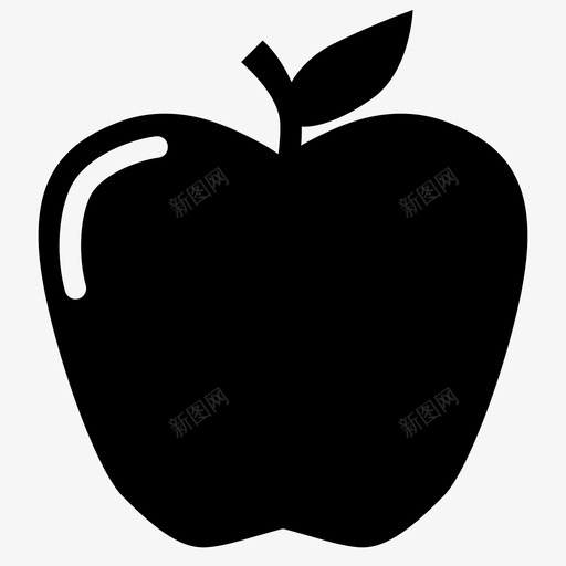 采购产品苹果食品水果图标svg_新图网 https://ixintu.com 健康 农产品 梨 水果 水果和蔬菜 采购产品苹果 食品