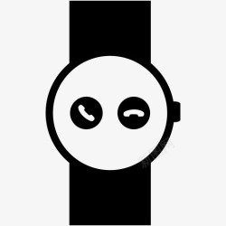 智能钟智能手表通话时钟图标高清图片