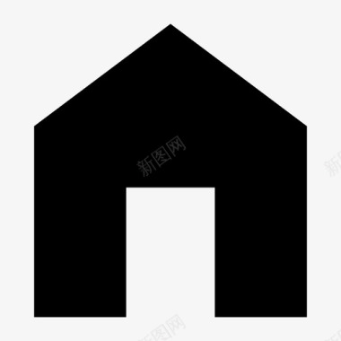 主页住宅建筑物图标图标