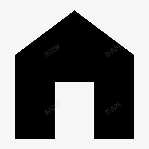 主页住宅建筑物图标svg_新图网 https://ixintu.com 主页 住宅 建筑物