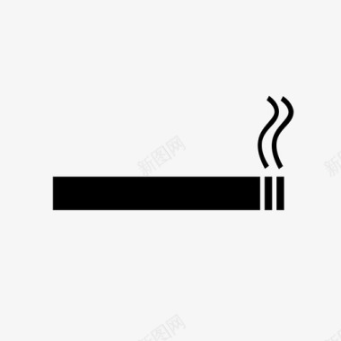 香烟癌症烟雾图标图标