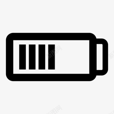 电池电池电量半电池图标图标